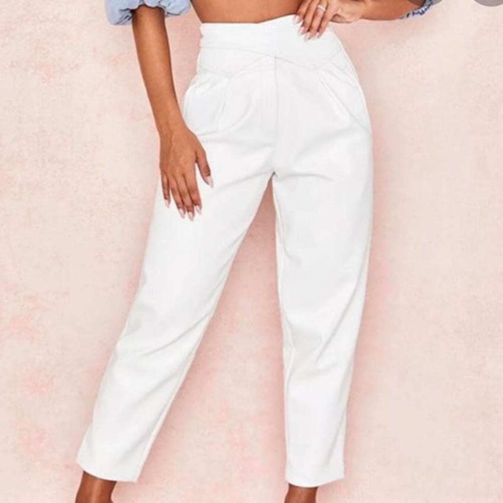 House of CB London Aziemour Milk Trousers